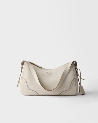 Bolso de hombro grande de cuero Prada Aimae