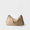 Bolso de hombro grande de cuero Prada Aimae Bolso de hombro grande de cuero Prada Aimae