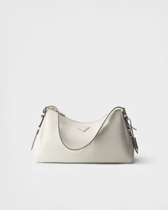 Bolso de hombro grande de cuero Prada Aimae