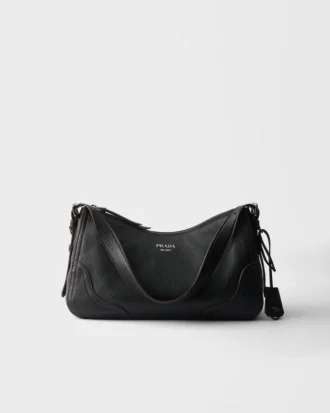 Bolso de hombro grande de cuero Prada Aimae