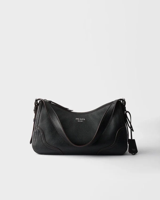Bolso de hombro grande de cuero Prada Aimae Bolso de hombro grande de cuero Prada Aimae