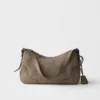 Bolso de hombro grande de cuero Prada Aimae Bolso de hombro grande de cuero Prada Aimae