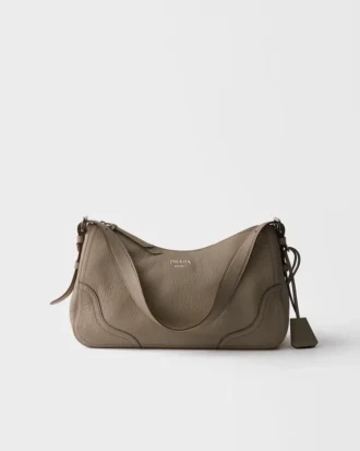 Bolso de hombro grande de cuero Prada Aimae