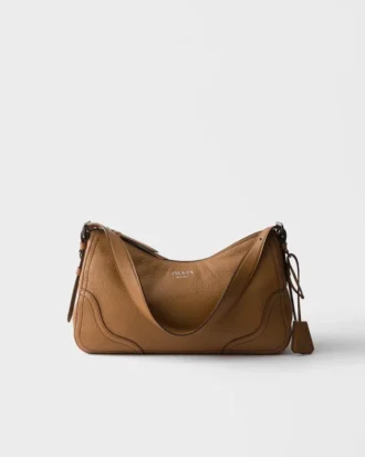 Bolso de hombro grande de cuero Prada Aimae