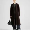 Bolso de hombro grande de cuero Prada Aimae Bolso de hombro grande de cuero Prada Aimae