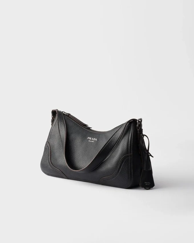 Bolso de hombro grande de cuero Prada Aimae Bolso de hombro grande de cuero Prada Aimae
