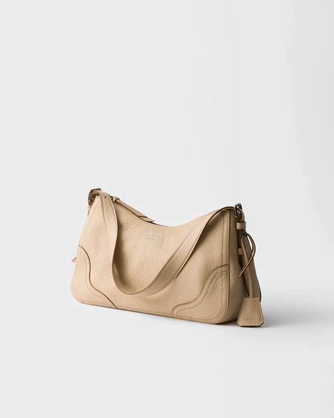 Bolso de hombro grande de cuero Prada Aimae Bolso de hombro grande de cuero Prada Aimae