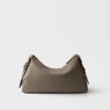 Bolso de hombro grande de cuero Prada Aimae Bolso de hombro grande de cuero Prada Aimae