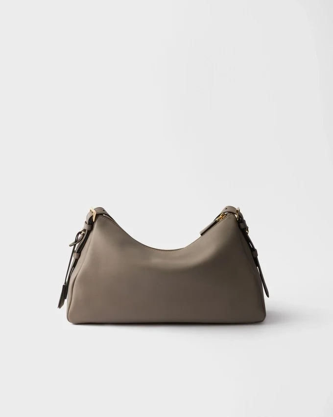 Bolso de hombro grande de cuero Prada Aimae Bolso de hombro grande de cuero Prada Aimae
