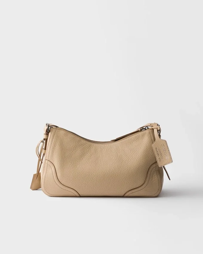 Bolso de hombro grande de cuero Prada Aimae Bolso de hombro grande de cuero Prada Aimae