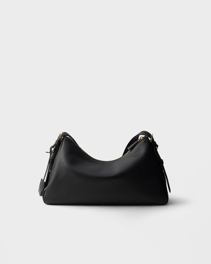 Bolso de hombro grande de cuero Prada Aimae Bolso de hombro grande de cuero Prada Aimae