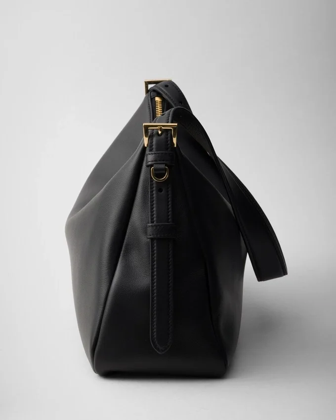 Bolso de hombro grande de cuero Prada Aimae Bolso de hombro grande de cuero Prada Aimae