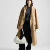 Bolso de hombro grande de cuero Prada Aimae Bolso de hombro grande de cuero Prada Aimae