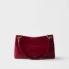 Bolso de hombro grande de cuero Prada Etude Bolso de hombro grande de cuero Prada Etude