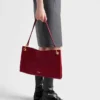 Bolso de hombro grande de cuero Prada Etude Bolso de hombro grande de cuero Prada Etude