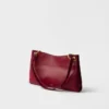 Bolso de hombro grande de cuero Prada Etude Bolso de hombro grande de cuero Prada Etude