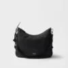 Bolso de hombro grande de cuero Prada Fold Bolso de hombro grande de cuero Prada Fold