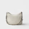 Bolso de hombro grande de cuero Prada Fold Bolso de hombro grande de cuero Prada Fold