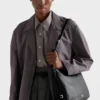 Bolso de hombro grande de cuero Prada Fold Bolso de hombro grande de cuero Prada Fold