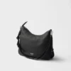 Bolso de hombro grande de cuero Prada Fold Bolso de hombro grande de cuero Prada Fold