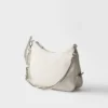 Bolso de hombro grande de cuero Prada Fold Bolso de hombro grande de cuero Prada Fold