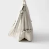 Bolso de hombro grande de cuero Prada Fold Bolso de hombro grande de cuero Prada Fold
