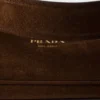 Bolso de hombro grande de gamuza Etude de Prada Bolso de hombro grande de gamuza Etude de Prada