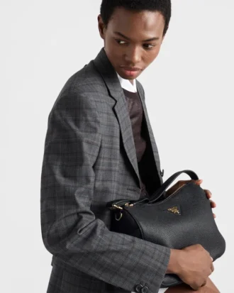 Bolso de hombro mediano de cuero