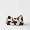 Bolso de hombro mediano de cuero estampado Prada Aimae Bolso de hombro mediano de cuero estampado Prada Aimae