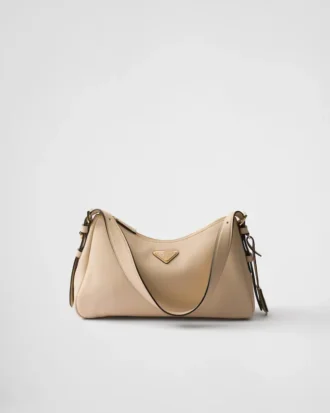 Bolso de hombro mediano de cuero Prada Aimae