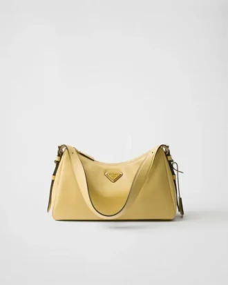 Bolso de hombro mediano de cuero Prada Aimae