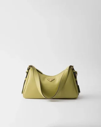 Bolso de hombro mediano de cuero Prada Aimae