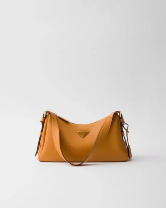 Bolso de hombro mediano de cuero Prada Aimae