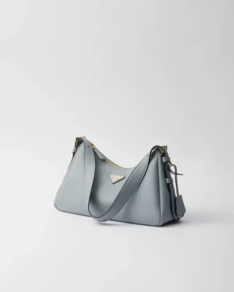 Bolso de hombro mediano de cuero Prada Aimae