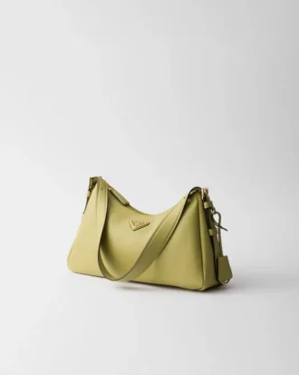 Bolso de hombro mediano de cuero Prada Aimae