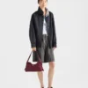 Bolso de hombro mediano de cuero Prada Aimae Bolso de hombro mediano de cuero Prada Aimae
