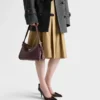 Bolso de hombro mediano de cuero Prada Aimae Bolso de hombro mediano de cuero Prada Aimae