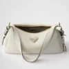 Bolso de hombro mediano de cuero Prada Aimae Bolso de hombro mediano de cuero Prada Aimae