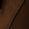 Bolso de hombro mediano de gamuza Bolso de hombro mediano de gamuza