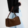 Bolso de hombro mediano de gamuza Prada Darling Bolso de hombro mediano de gamuza Prada Darling