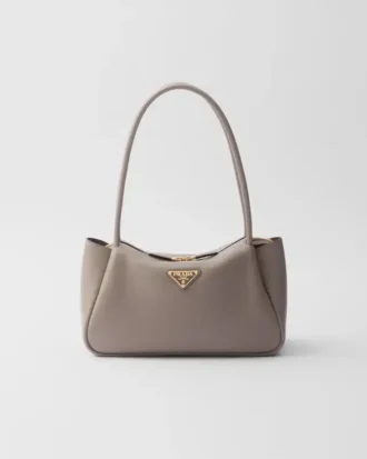 Bolso de hombro mediano de piel Prada Darling
