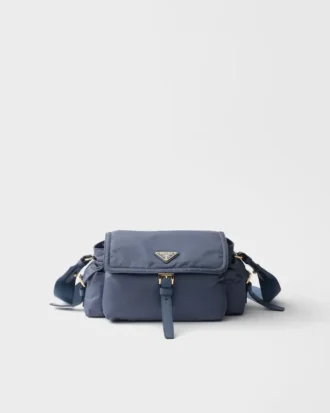 Bolso de hombro mediano Prada Explore de Re-Nylon con solapa