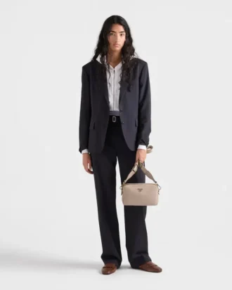 Bolso de hombro pequeño de cuero