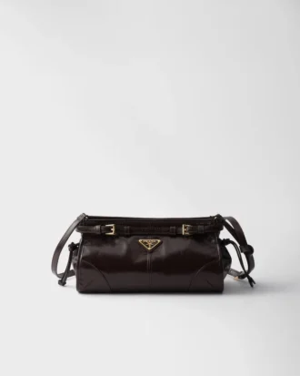 Bolso de hombro pequeño de cuero Prada Bonnie