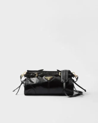 Bolso de hombro pequeño de cuero Prada Bonnie