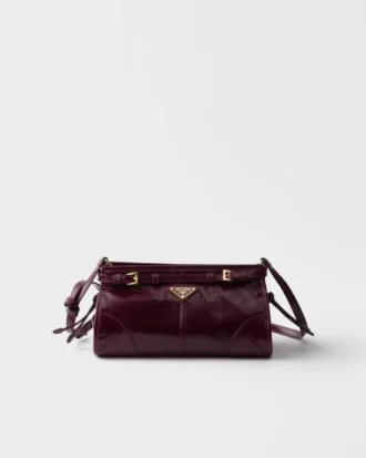 Bolso de hombro pequeño de cuero Prada Bonnie
