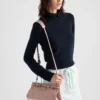 Bolso de hombro pequeño de cuero Prada Bonnie Bolso de hombro pequeño de cuero Prada Bonnie