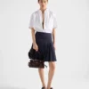 Bolso de hombro pequeño de cuero Prada Bonnie Bolso de hombro pequeño de cuero Prada Bonnie