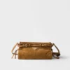 Bolso de hombro pequeño de gamuza Prada Bonnie Bolso de hombro pequeño de gamuza Prada Bonnie