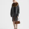 Bolso de hombro pequeño de gamuza Prada Bonnie Bolso de hombro pequeño de gamuza Prada Bonnie